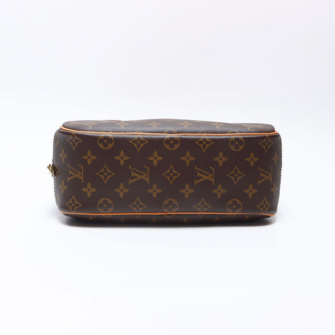 LOUIS VUITTON 2004 Monogram Trouville Monogram Handbag Brown WS14442