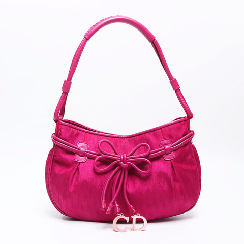 クリスチャンディオール Christian Dior トロッター ショルダーバッグ ピンク WS14443