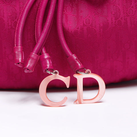 クリスチャンディオール Christian Dior トロッター ショルダーバッグ ピンク WS14443