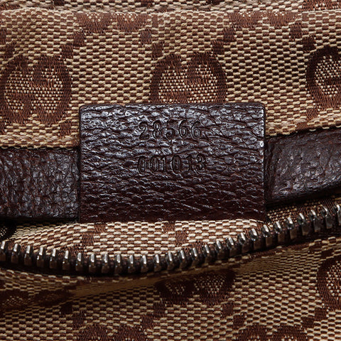 グッチ GUCCI GG キャンバス ベルトバッグ ウエストバッグ ブラウン WS14444