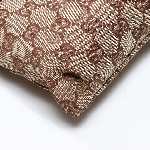 グッチ GUCCI GG キャンバス ベルトバッグ ウエストバッグ ブラウン WS14444