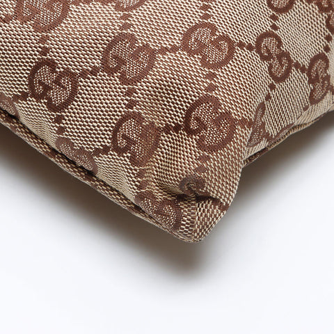 グッチ GUCCI GG キャンバス ベルトバッグ ウエストバッグ ブラウン WS14444