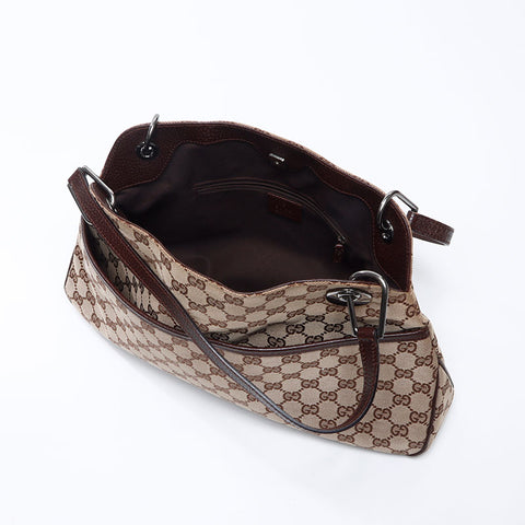 グッチ GUCCI GGキャンバス トートバッグ ブラウン WS14445