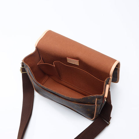 LOUIS VUITTON Monogram Bosphore PM Shoulder Bag Brown WS14450