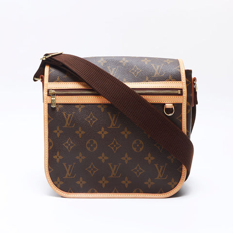 LOUIS VUITTON Monogram Bosphore PM Shoulder Bag Brown WS14450