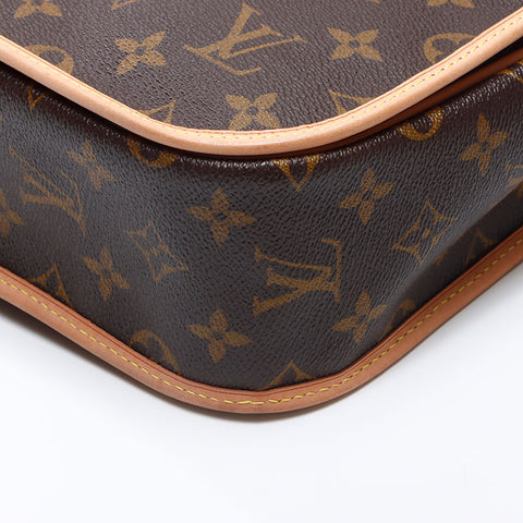 LOUIS VUITTON Monogram Bosphore PM Shoulder Bag Brown WS14450