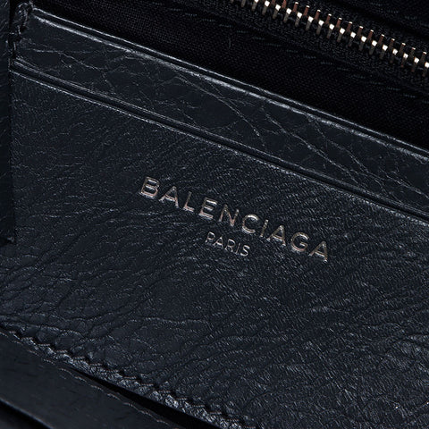 BALENCIAGA Chain Classic Report Shoulder Bag black WS14451