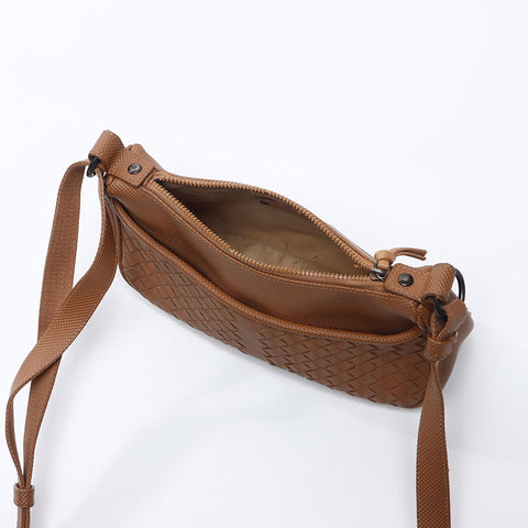 BOTTEGAVENETA INTRECCIATO Shoulder Bag Brown WS14452