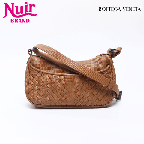 BOTTEGAVENETA INTRECCIATO Shoulder Bag Brown WS14452
