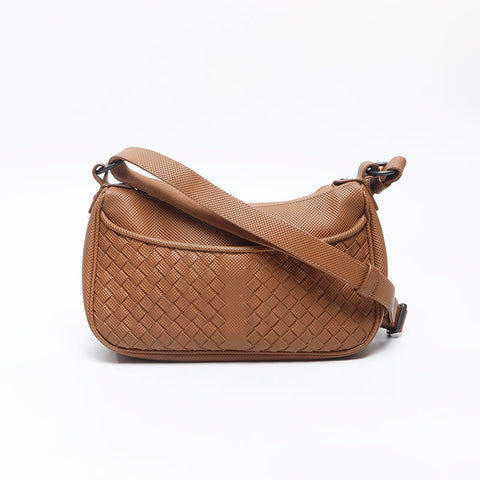 BOTTEGAVENETA INTRECCIATO Shoulder Bag Brown WS14452