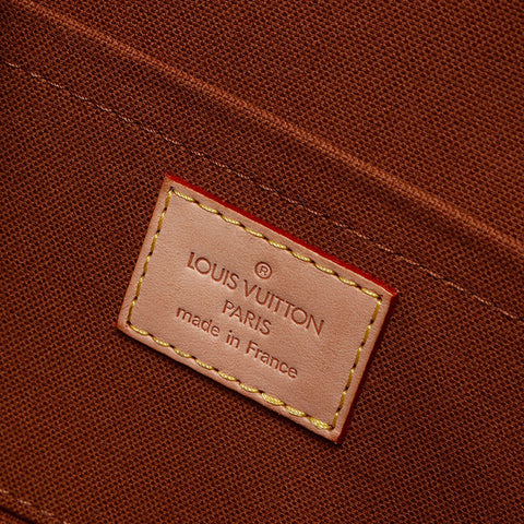 LOUIS VUITTON 2015 Monogram Pochette Marel Shoulder Bag Brown WS14453