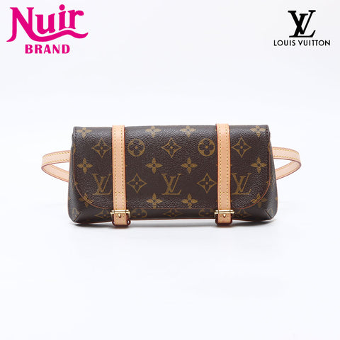 LOUIS VUITTON 2015 Monogram Pochette Marel Shoulder Bag Brown WS14453