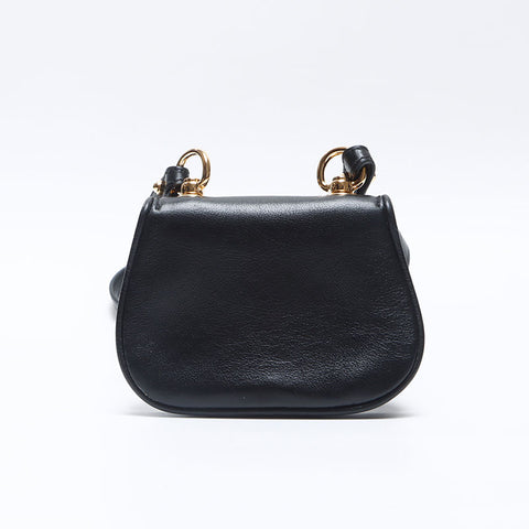 GUCCI Blondie Shoulder Wallet Shoulder Bag black WS14454