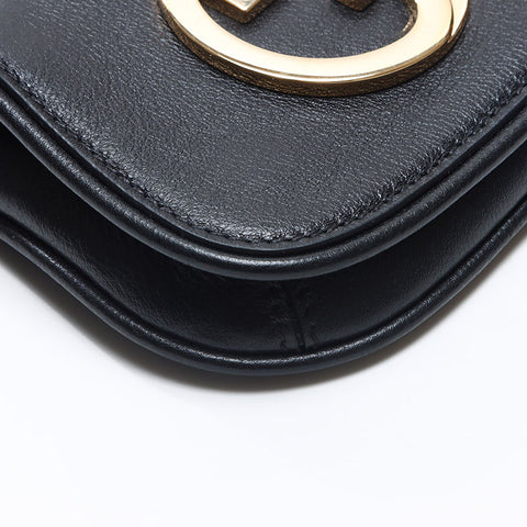 GUCCI Blondie Shoulder Wallet Shoulder Bag black WS14454