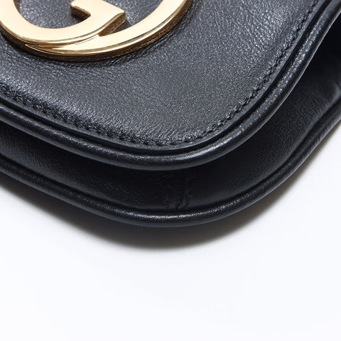 GUCCI Blondie Shoulder Wallet Shoulder Bag black WS14454