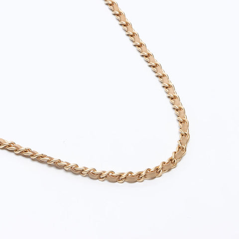 CHANEL Number 6 Chocolate Bar Shoulder Bag beige WS14458