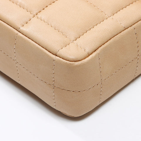 CHANEL Number 6 Chocolate Bar Shoulder Bag beige WS14458