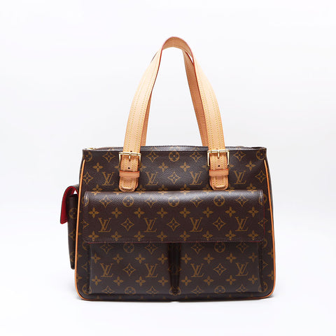 LOUIS VUITTON Monogram Multiply Cite GM M51162 Tote Bag Brown WS14462
