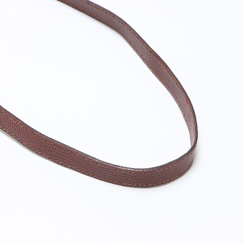 Salvatore Ferragamo Vara embossed leather Shoulder Bag Brown WS14465