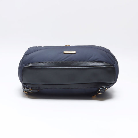 BURBERRY Nylon x Leather Mini Backpack Â· Daypack Navy WS14466