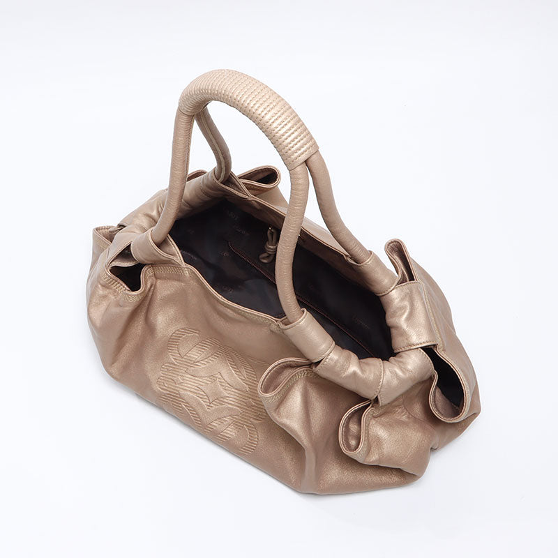 極美品 ロエベ LOEWE ナッパ アイレ レザー ハンドバッグ