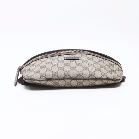 GUCCI GG Supreme PVC Body Bag Waist Bag Waist bag Brown WS14468