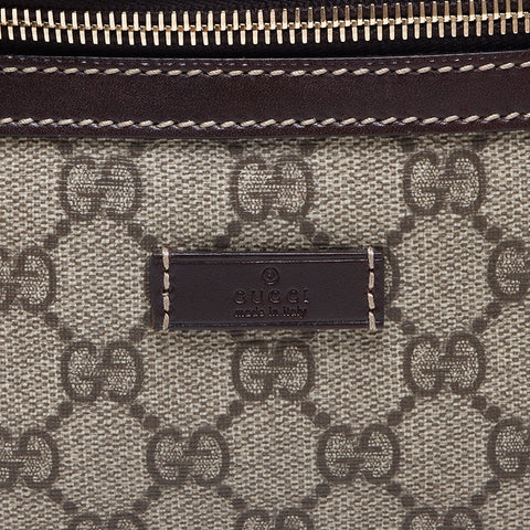 GUCCI GG Supreme PVC Body Bag Waist Bag Waist bag Brown WS14468