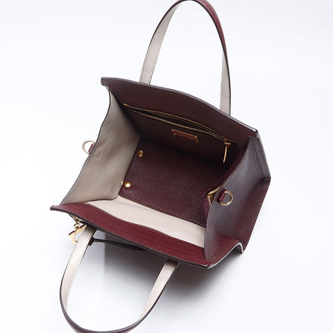 Salvatore Ferragamo Leather Amy Handbag Brown WS14470