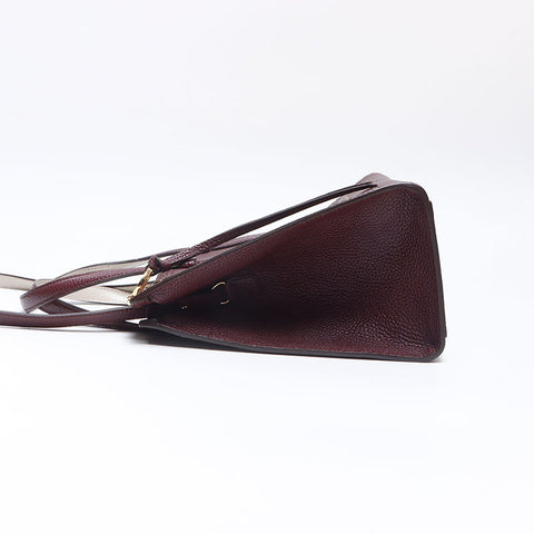 Salvatore Ferragamo Leather Amy Handbag Brown WS14470