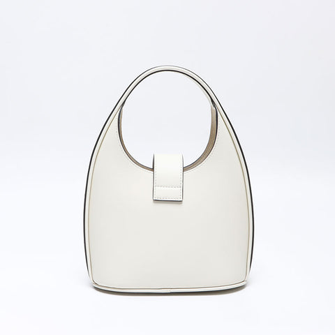 Salvatore Ferragamo Gancini Buckle Hobo Handbag white WS14471