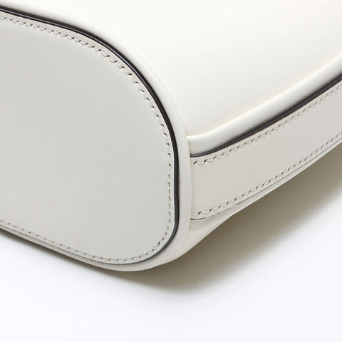 Salvatore Ferragamo Gancini Buckle Hobo Handbag white WS14471