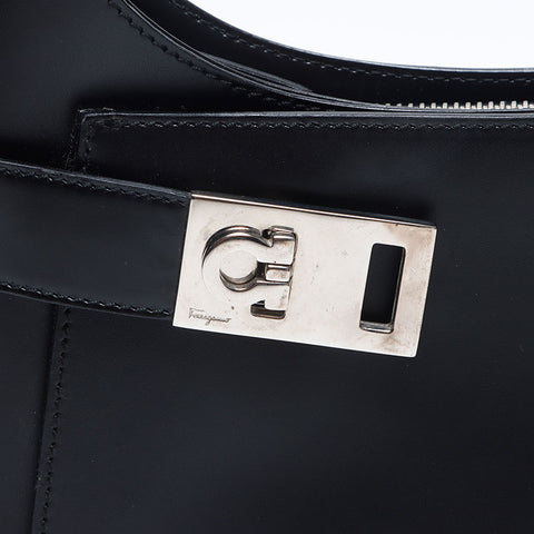 Salvatore Ferragamo Gancini AQ-21 0348 Handbag black WS14473