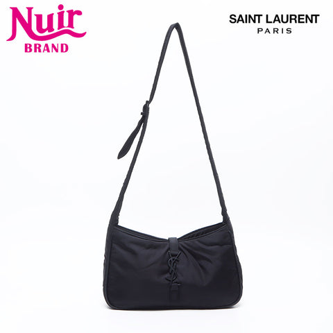 イヴ・サンローラン YVES SAINT LAURENT ロゴ LE 5 A 7 2024年 ハンドバッグ ブラック WS14475