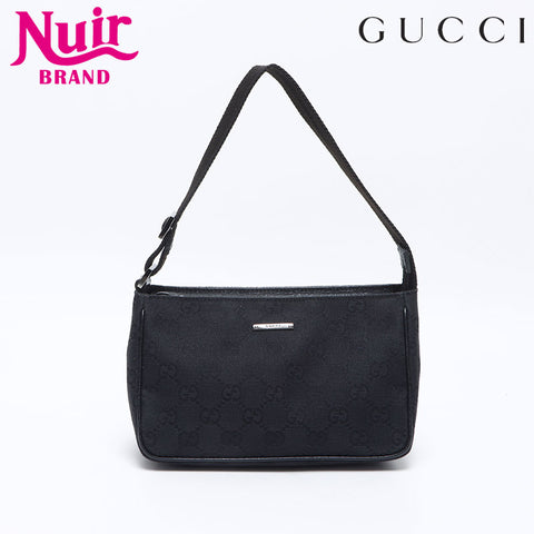 グッチ GUCCI GGキャンバス ハンドバッグ ブラック WS14477