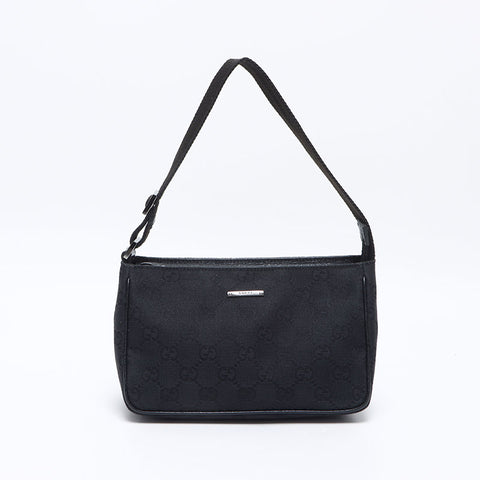 グッチ GUCCI GGキャンバス ハンドバッグ ブラック WS14477