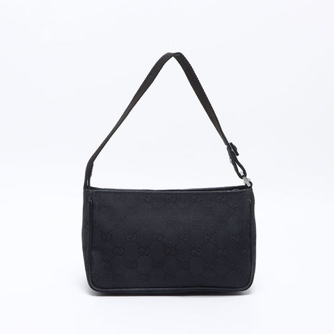 グッチ GUCCI GGキャンバス ハンドバッグ ブラック WS14477