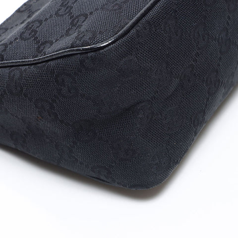 グッチ GUCCI GGキャンバス ハンドバッグ ブラック WS14477