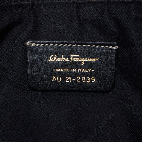 Salvatore Ferragamo Gancini AU-21-2839 Handbag black WS14479