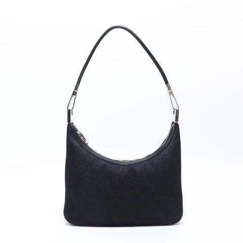 グッチ GUCCI GGキャンバス ハンドバッグ ショルダーバッグ ブラック WS14480