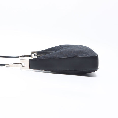 グッチ GUCCI GGキャンバス ハンドバッグ ショルダーバッグ ブラック WS14480