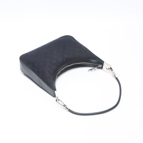 グッチ GUCCI GGキャンバス ハンドバッグ ショルダーバッグ ブラック WS14480