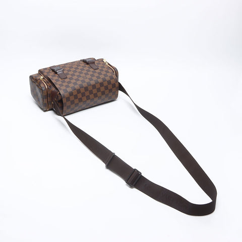 ルイ・ヴィトン LOUIS VUITTON 2006年製 ダミエ リポーター メルヴィール ショルダーバッグ ブラウン WS14481