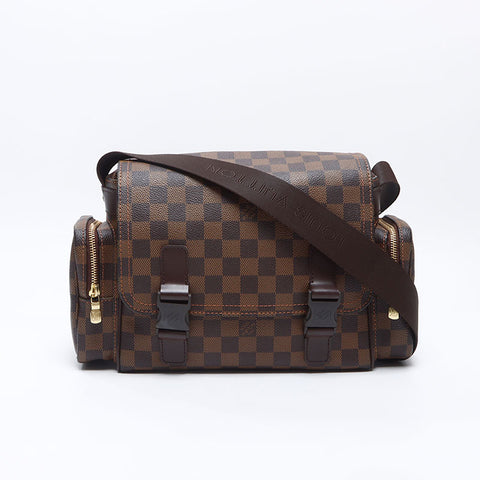 ルイ・ヴィトン LOUIS VUITTON 2006年製 ダミエ リポーター メルヴィール ショルダーバッグ ブラウン WS14481