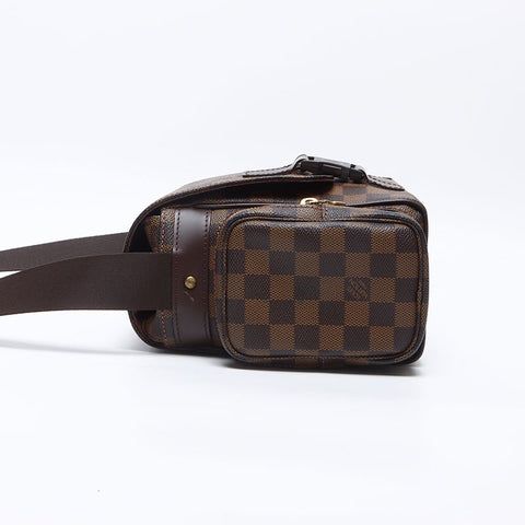 ルイ・ヴィトン LOUIS VUITTON 2006年製 ダミエ リポーター メルヴィール ショルダーバッグ ブラウン WS14481