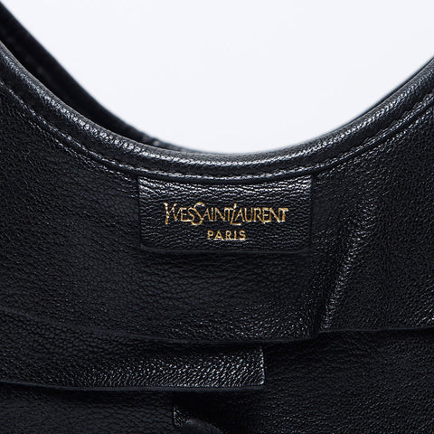 イヴ・サンローラン YVES SAINT LAURENT リヴゴーシュ サントロペ ショルダーバッグ ブラック WS14482