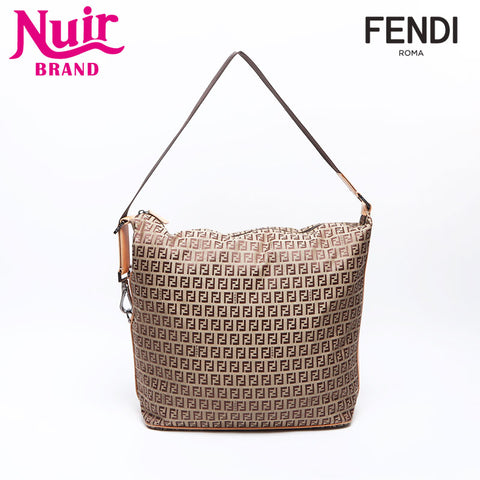 フェンディ FENDI ズッキーノ ショルダーバッグ ベージュ WS14484
