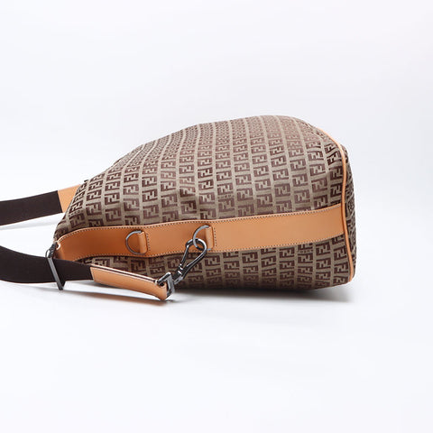 フェンディ FENDI ズッキーノ ショルダーバッグ ベージュ WS14484