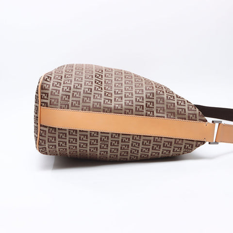 フェンディ FENDI ズッキーノ ショルダーバッグ ベージュ WS14484