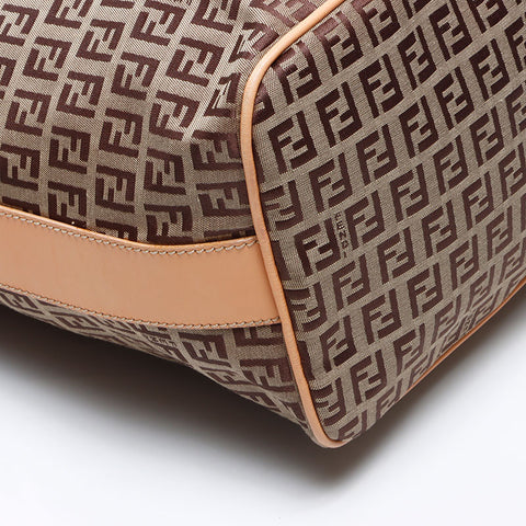 フェンディ FENDI ズッキーノ ショルダーバッグ ベージュ WS14484