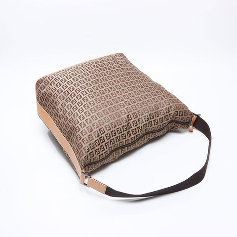 フェンディ FENDI ズッキーノ ショルダーバッグ ベージュ WS14484